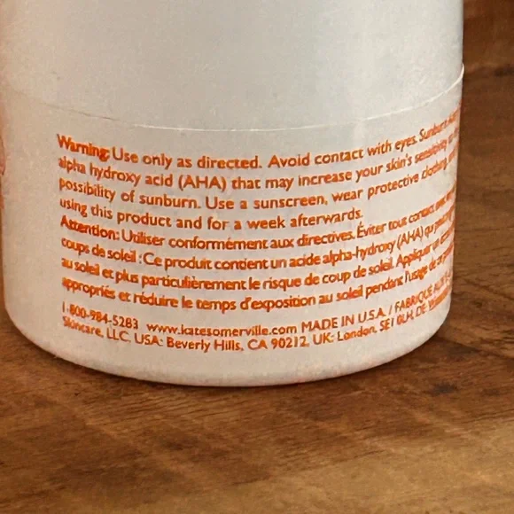 Kate Somerville White Jar with Orange Branding - Picture 4 of 5